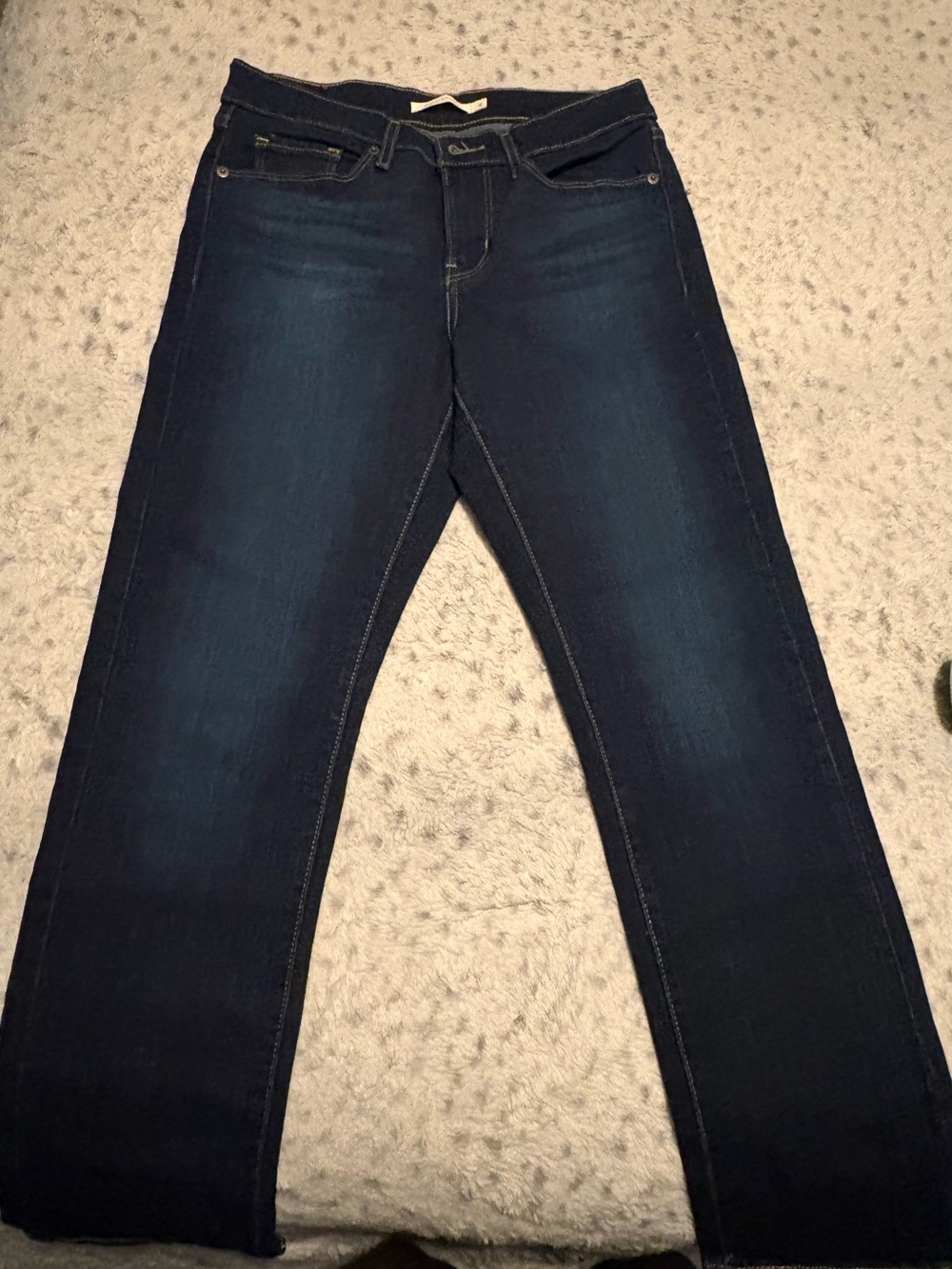 Levi's Women's Dark Blue Straight Leg Jeans